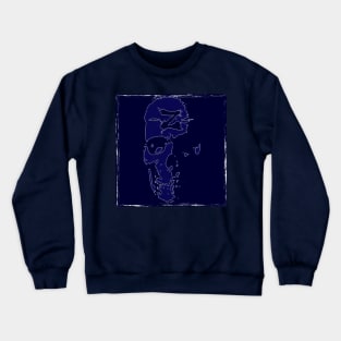 Zombie Skull Blues Crewneck Sweatshirt